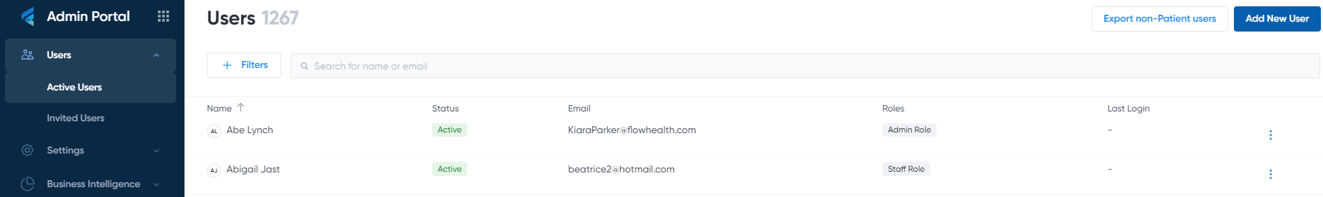 Viewing Active Users — FH User Guide 0.1 documentation
